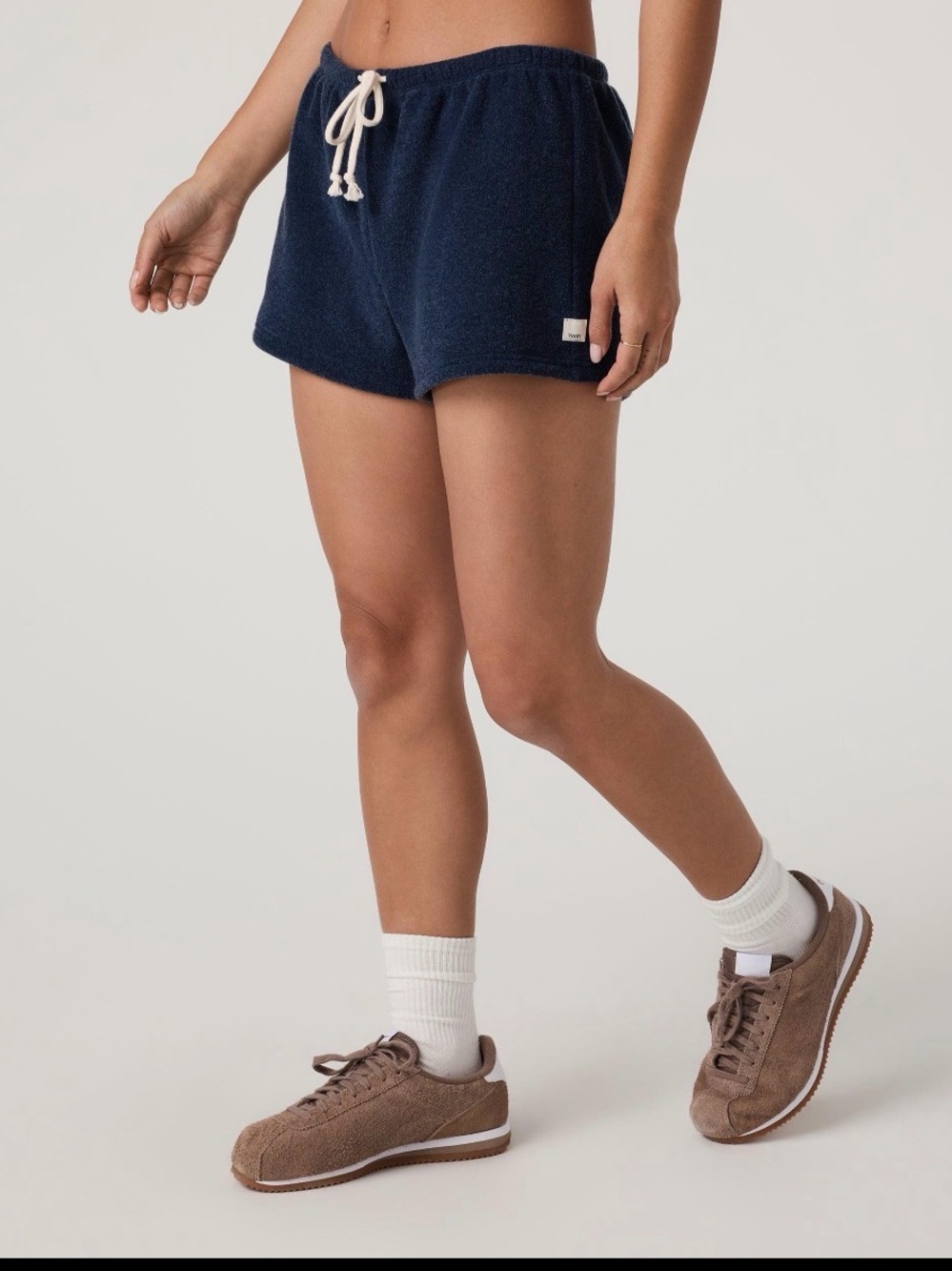 Vuori Soft Fleece Athletic Lounge Shorts with Drawstring